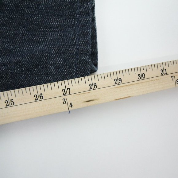 Levis Mens 559 Straight Leg Jeans Dark Wash Denim High Rise Cotton Size 42x34 - Picture 7 of 12